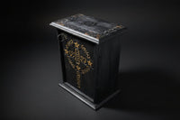 Pentagram & Celtic Cross Wooden Chest – Protected Storage for Sacred Tools