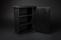 Pentagram & Celtic Cross Wooden Chest – Protected Storage for Sacred Tools