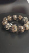 Black Coral Jade Beaded Bracelet