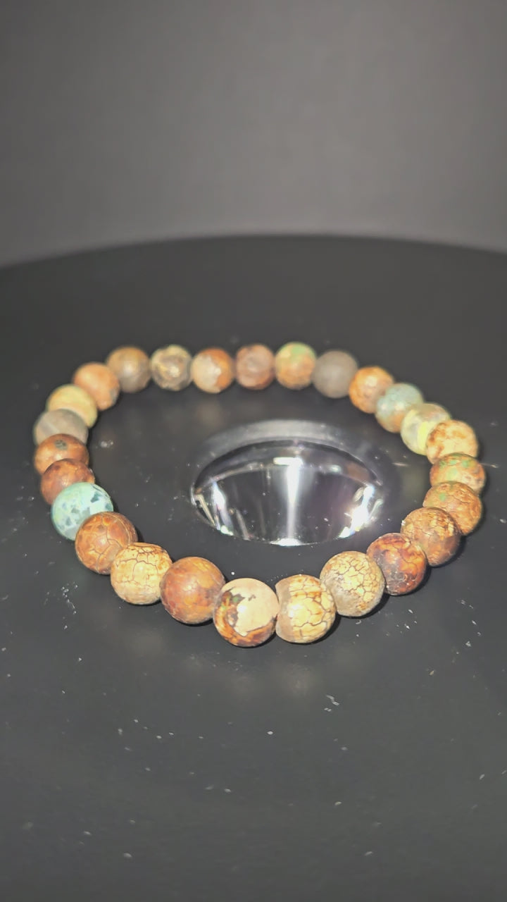 Mixed Agate Beaded Bracelet