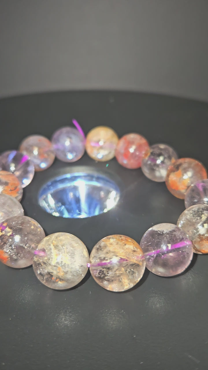 Purple Garden Quartz Beaded Bracele