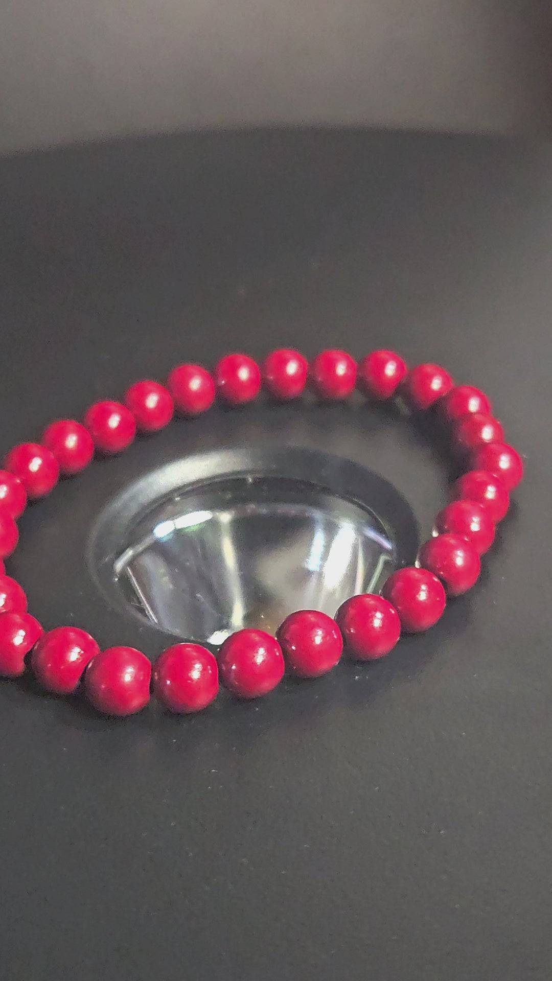 Cinnabar Beaded Bracelet