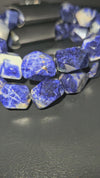 Faceted Sodalite Beaded Bracelet
