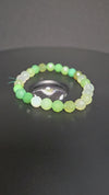 Faceted Green Agate Beaded Bracelet