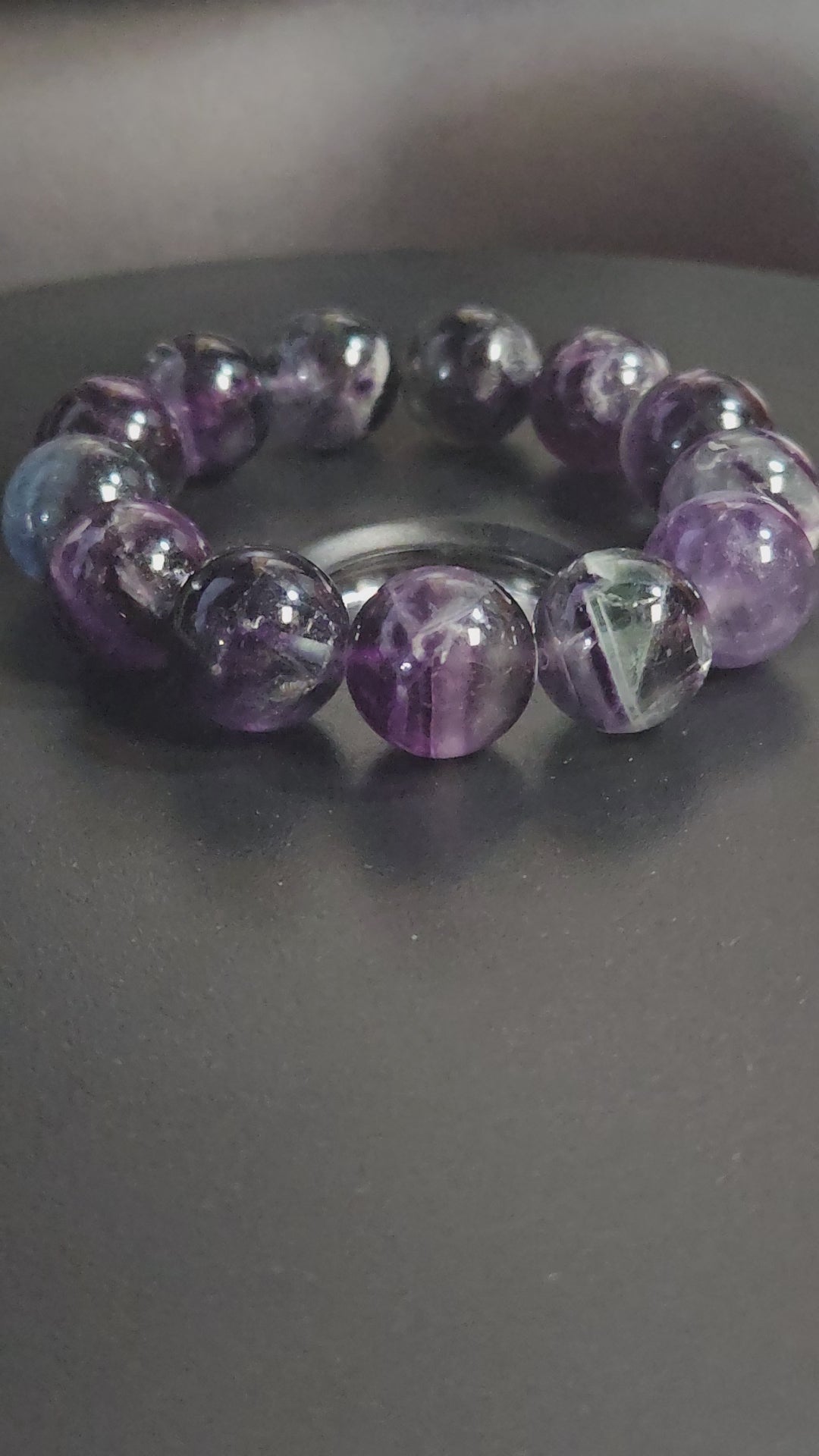 Candy Fluorite Beaded Bracelet