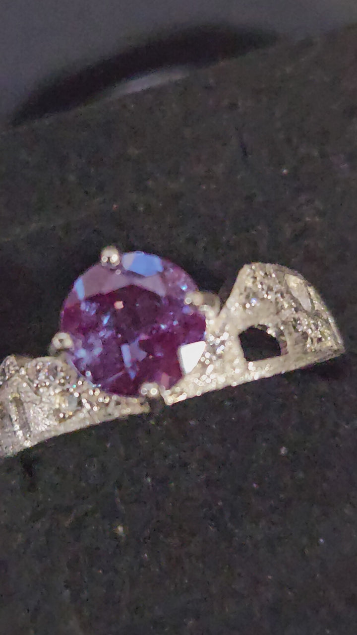 Adjustable Alexandrite Ring