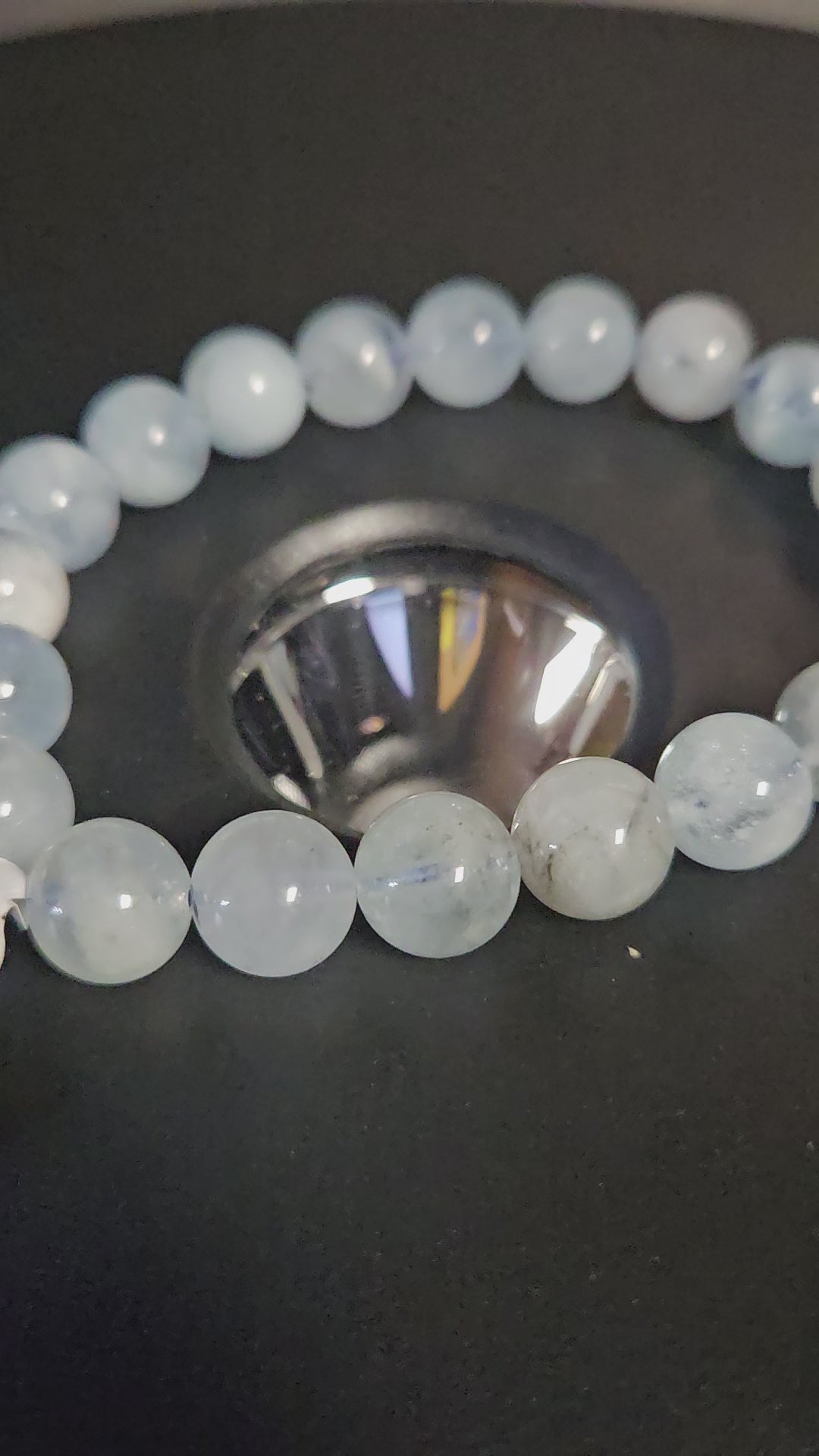 Aquamarine Beaded Bracelet