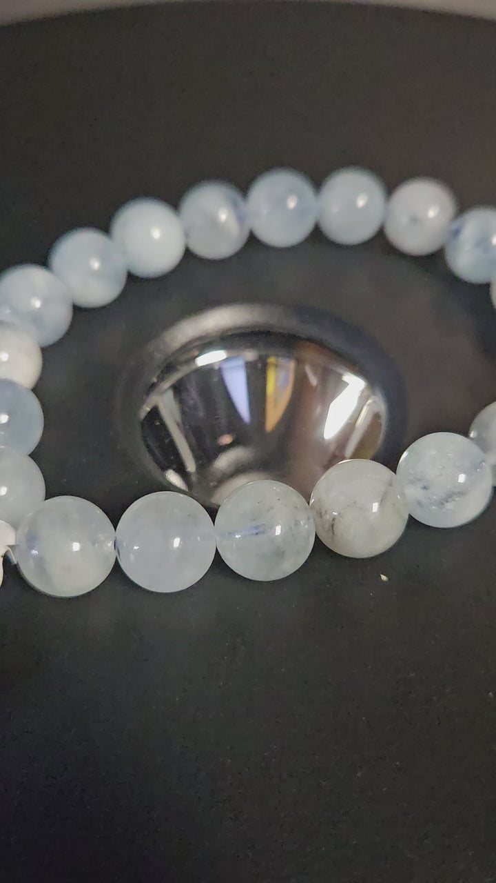 Aquamarine Beaded Bracelet
