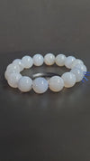 Blue Chalcedony Beaded Bracelet