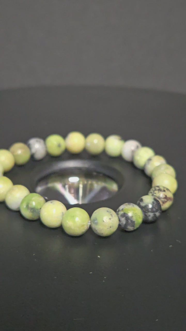 Chrysoprase Beaded Bracelet