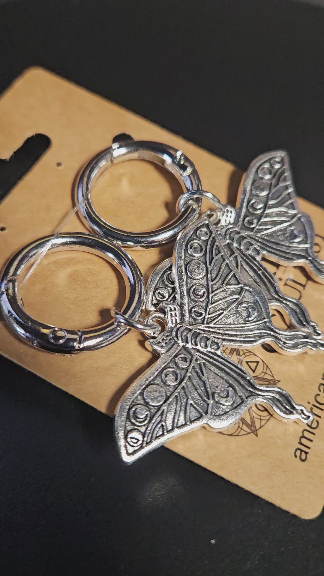 Lunar Moth Boot Charm