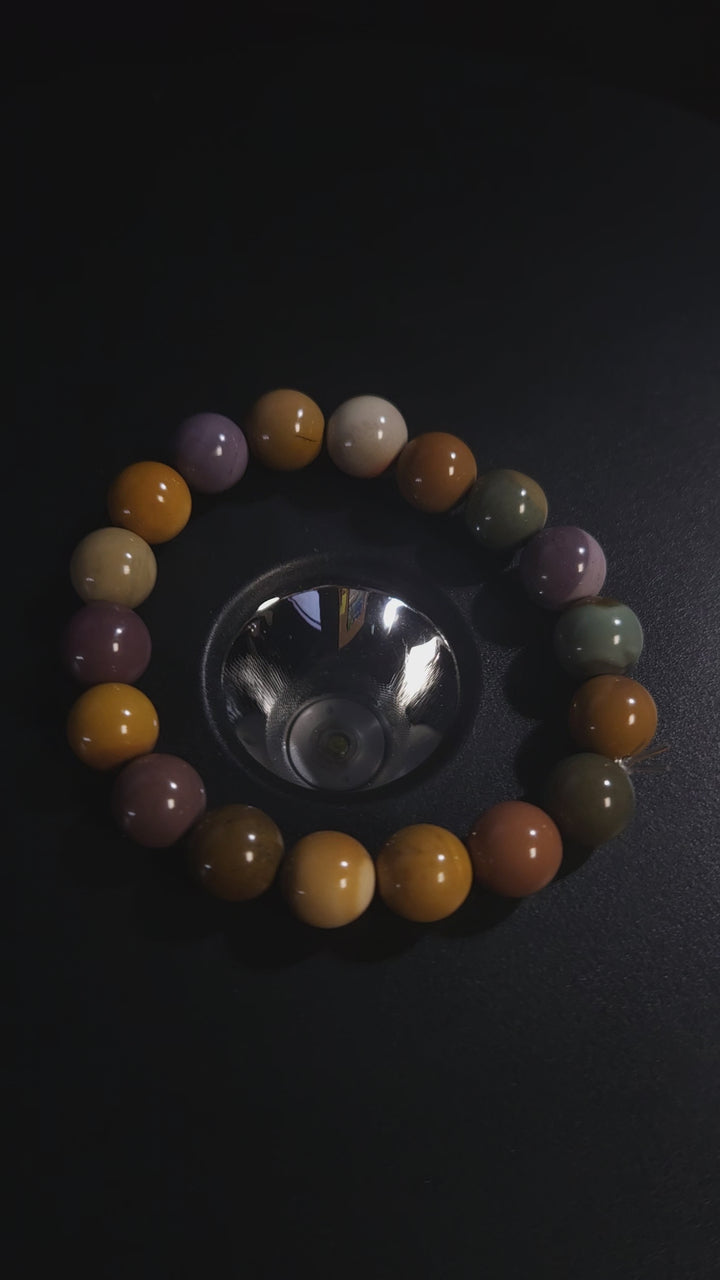 Mookaite Beaded Bracelet