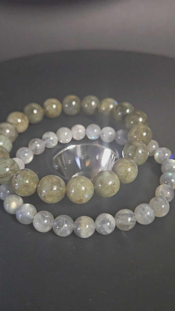 Labradorite Beaded Bracelet