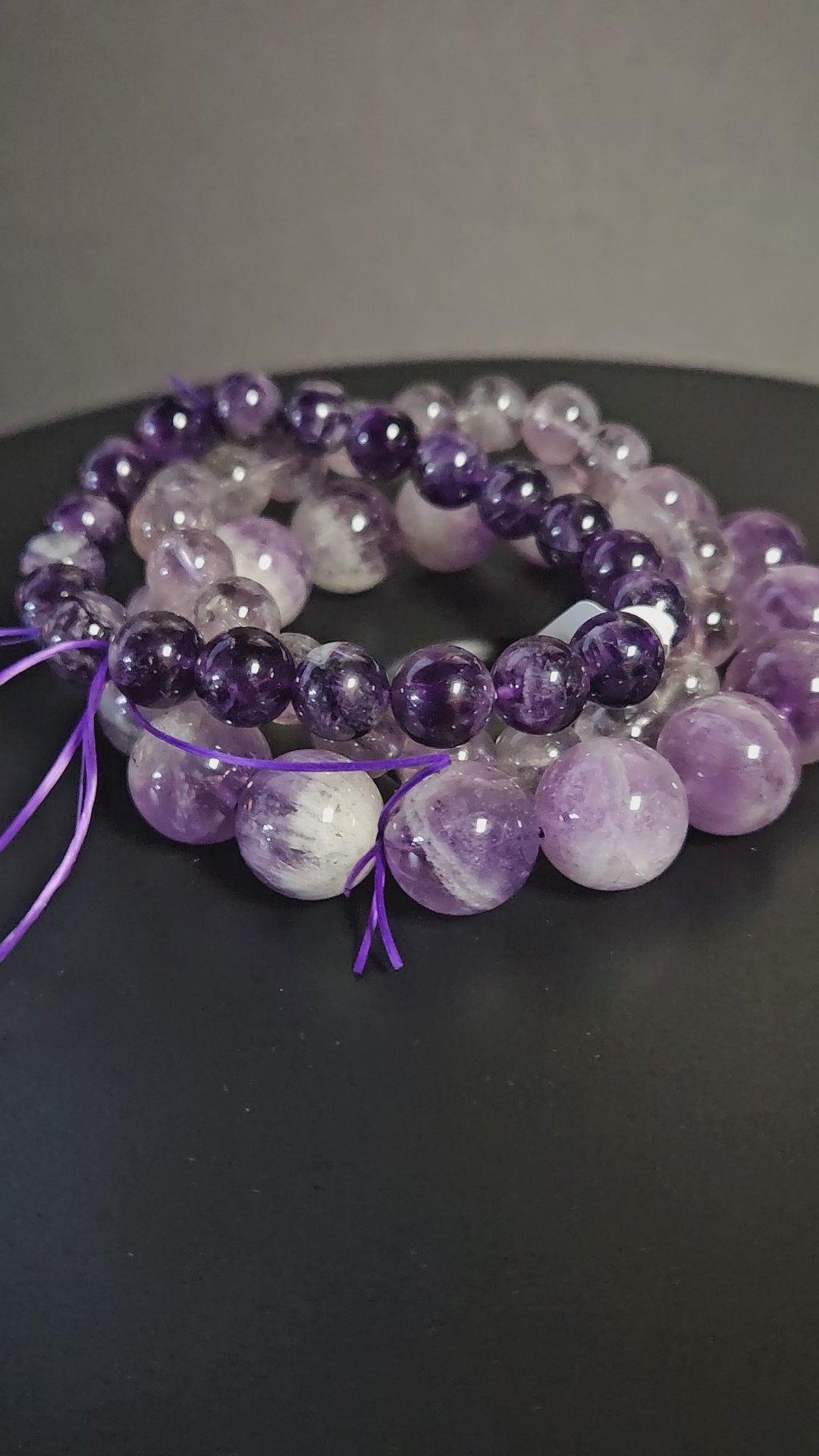 Amethyst Beaded Bracelet