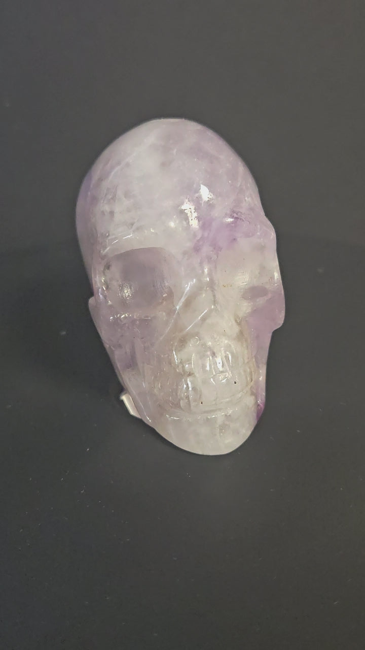 Amethyst Crystal Skull