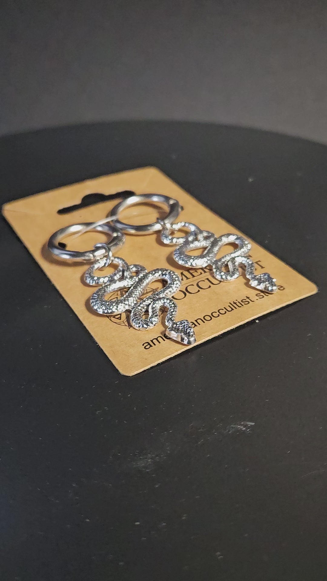 Silver Serpent Boot Charm