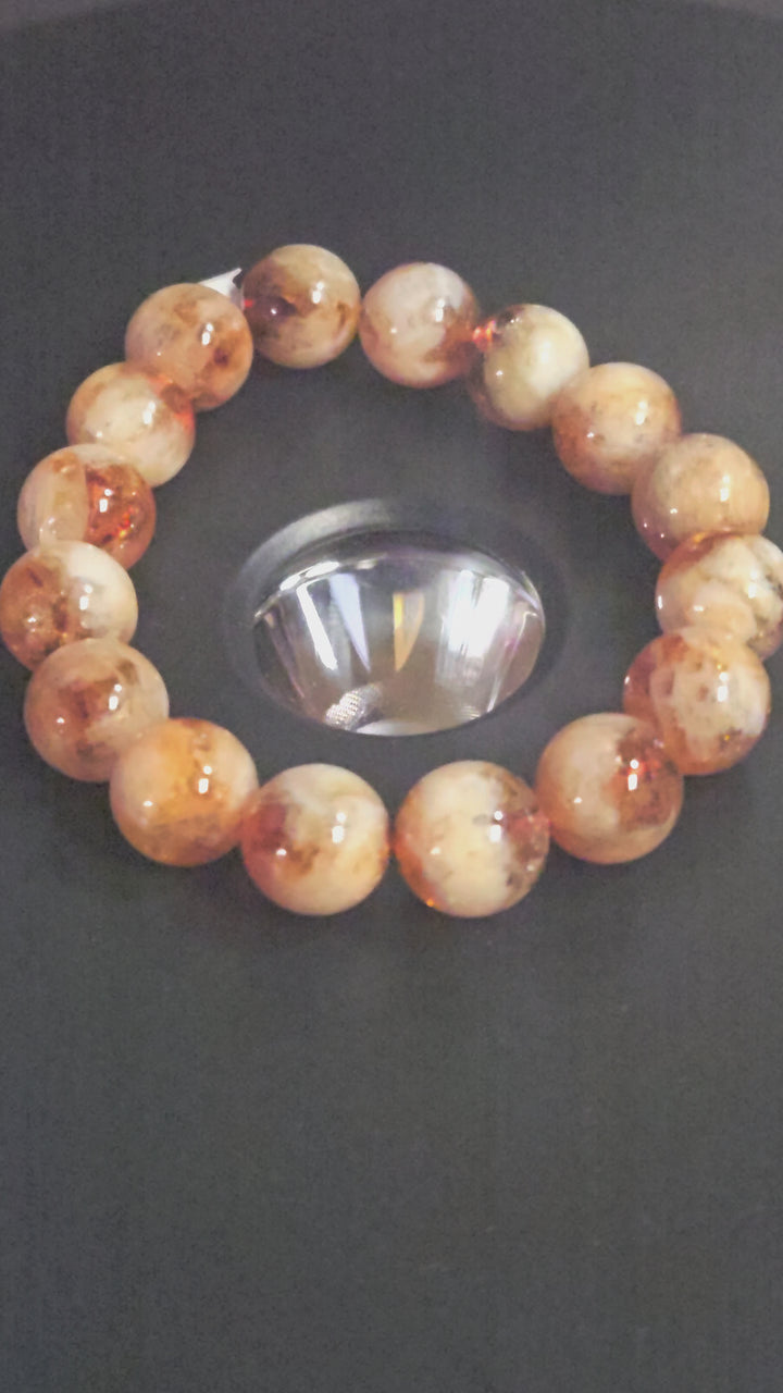 Citrine Beaded Bracelet