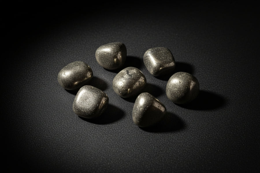Pyrite Tumbled Stone