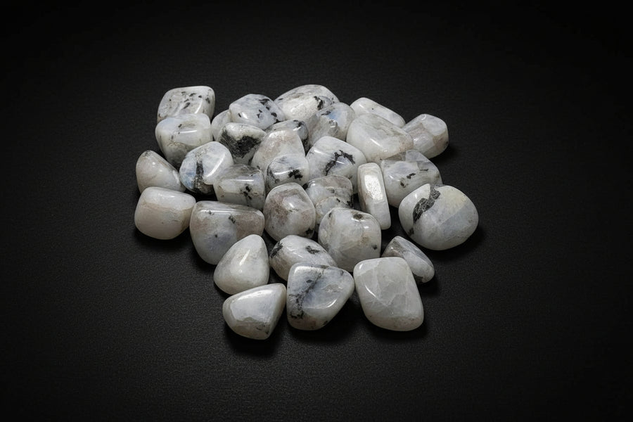Rainbow Moonstone Tumbled Stone