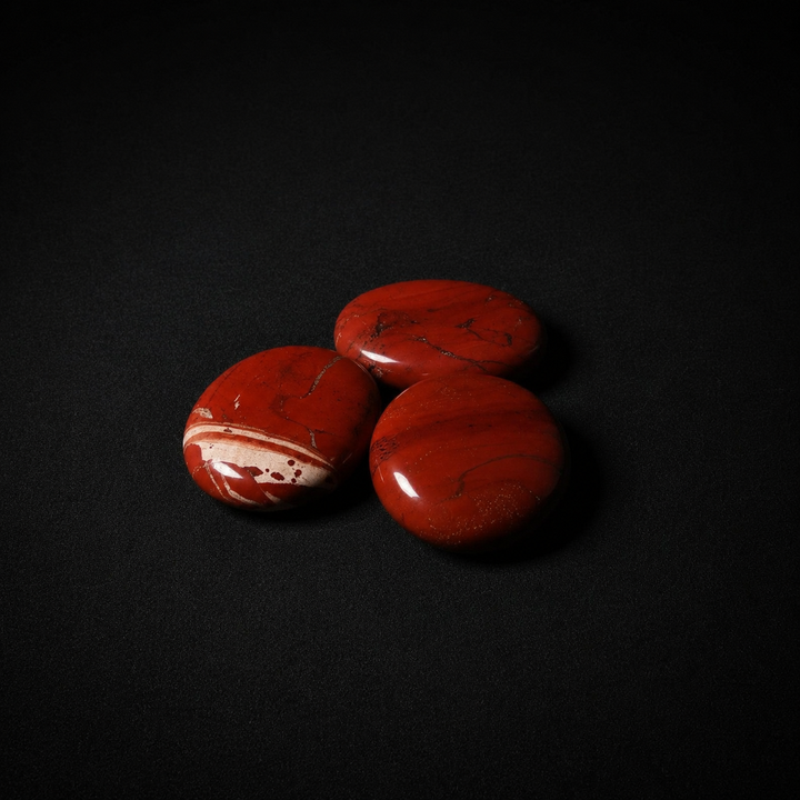 Red Jasper Palm Stone