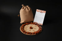 Complete Red Jasper rune set displayed with matching board