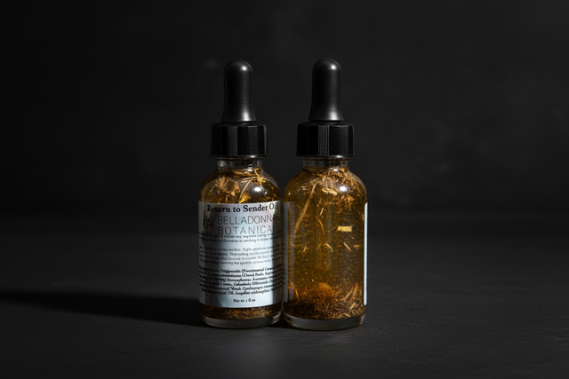 Return to Sender ritual oil in a labeled dropper bottle