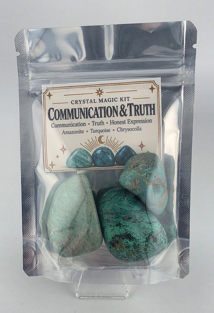 Communication &amp; Truth Crystal Magic Kit