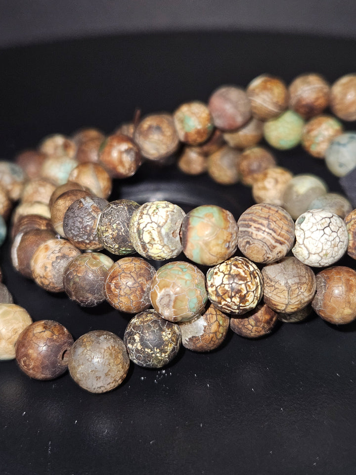 Mixed Agate beaded bracelet full view