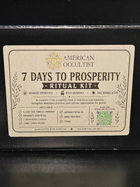 7 Days to Prosperity Kit with included ritual supplies