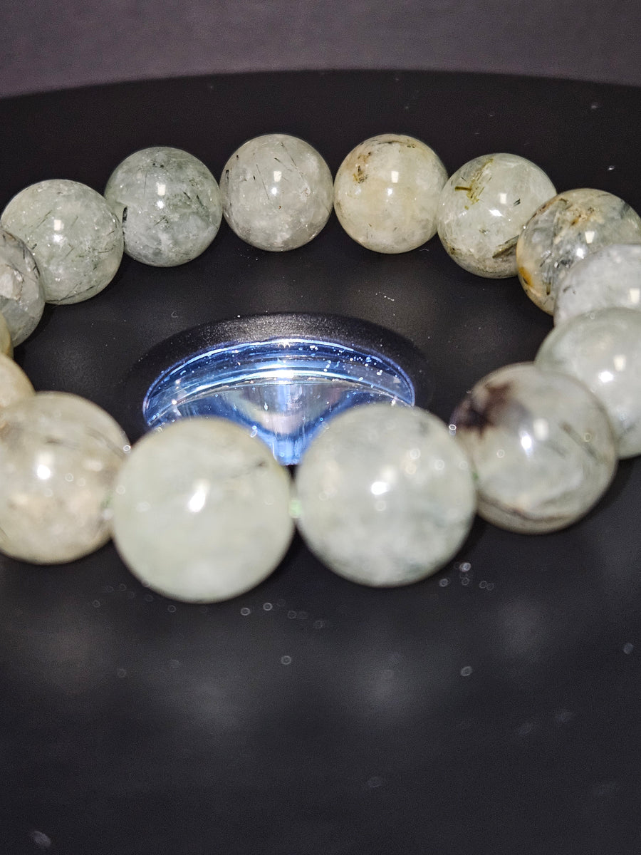Prehnite Beaded Bracelet