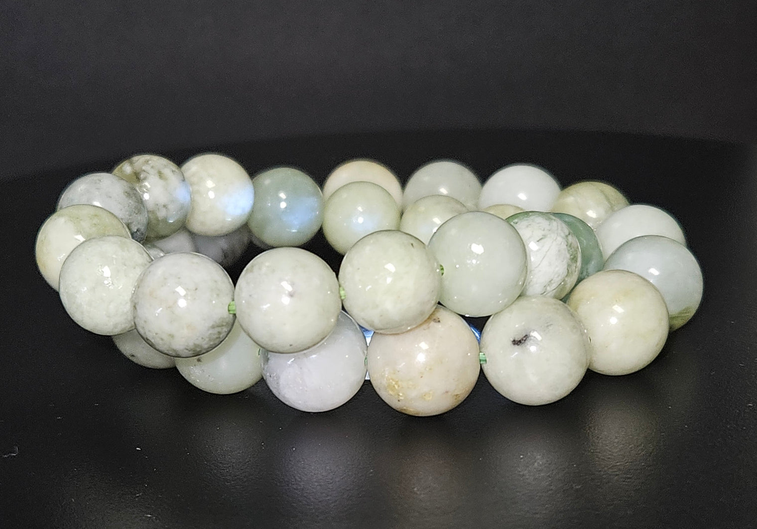 Xiuyan Jade Beaded Bracelet