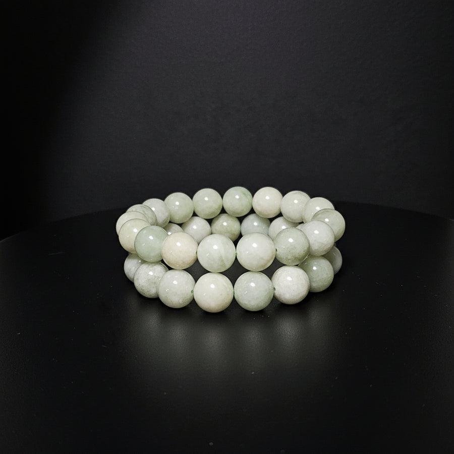 Xiuyan Jade Beaded Bracelet