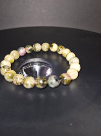 Green Tourmaline Beaded Bracelet