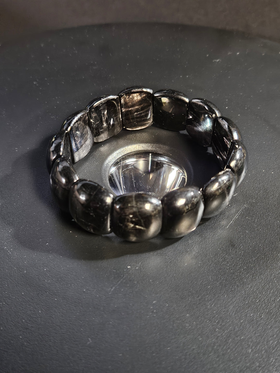 Hypersthene Bangle Bracelet