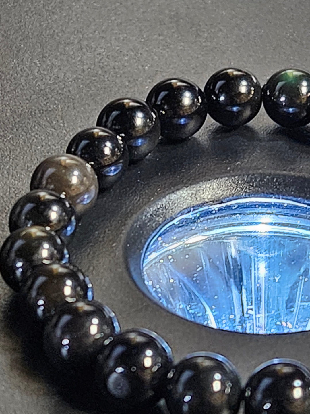 Rainbow Obsidian Beaded Bracelet