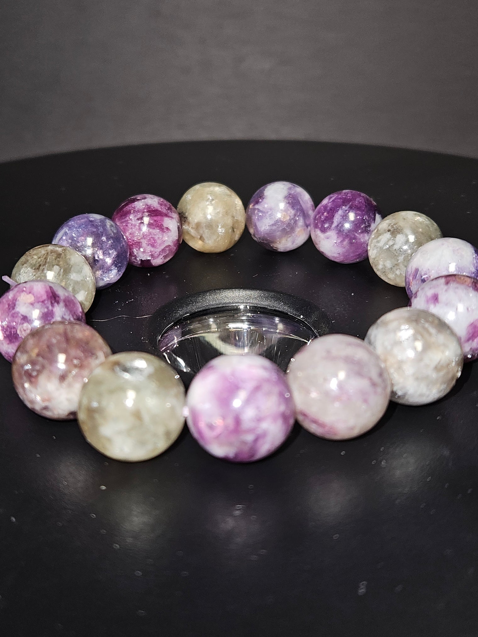 Lepidolite Beaded Bracelet