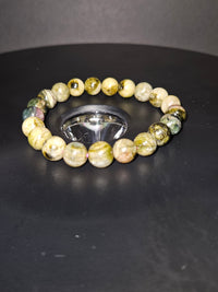 Green Tourmaline Beaded Bracelet