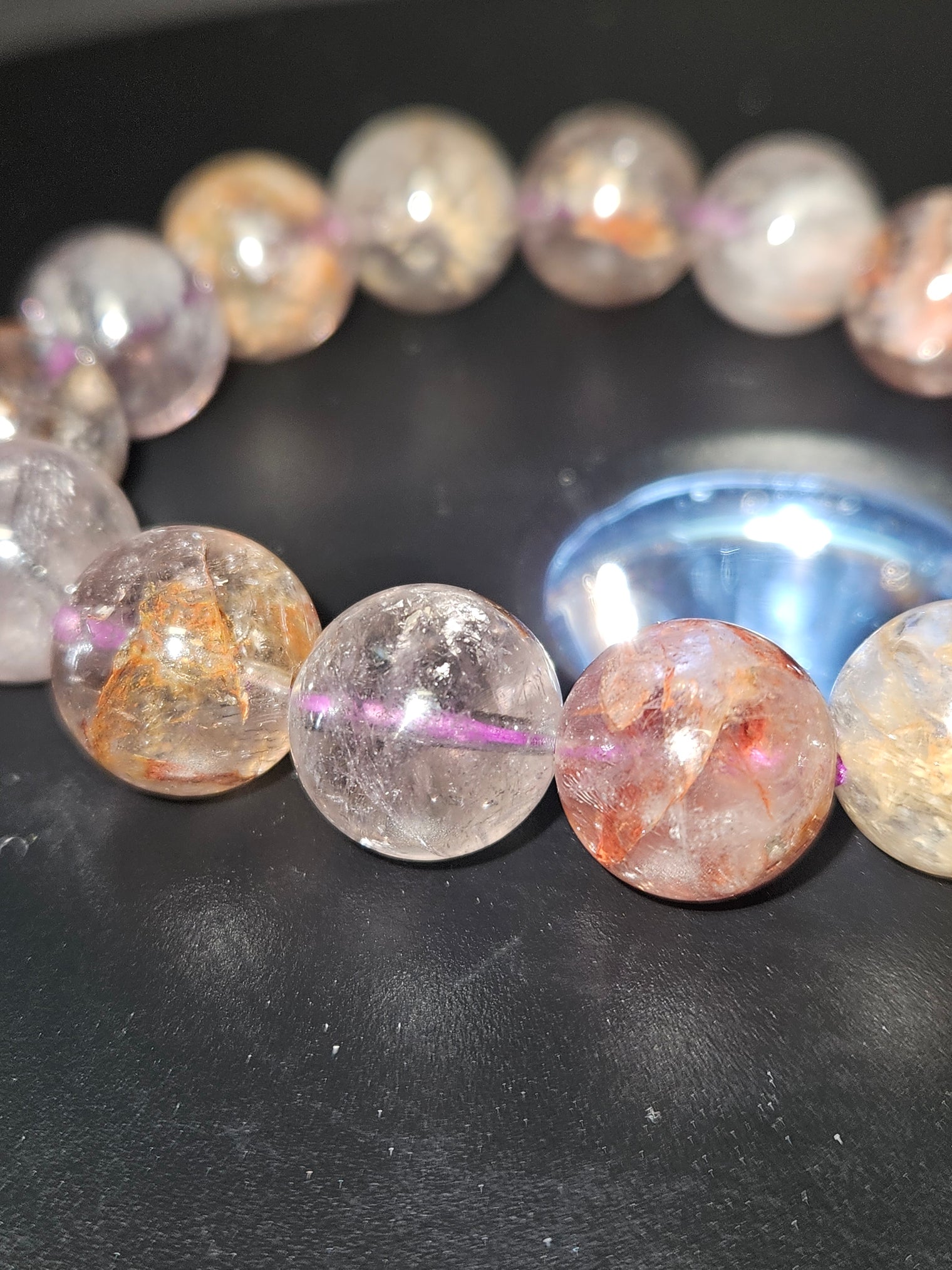 Purple Garden Quartz Beaded Bracele