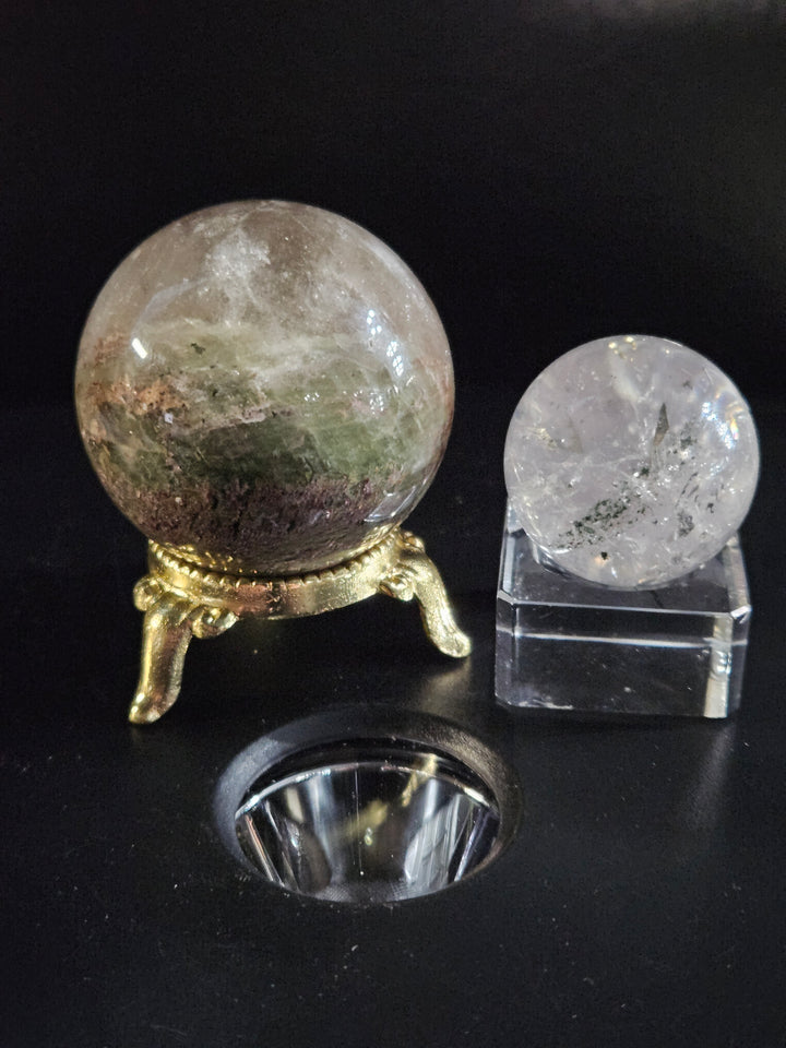 Garden Quartz Sphere – 30 mm or 45 mm Included Quartz