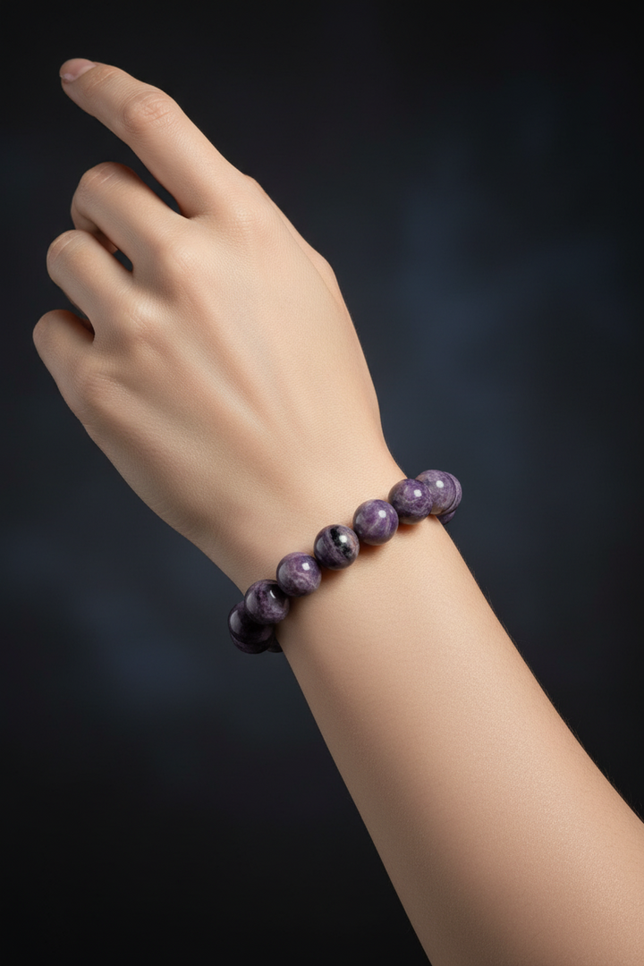 Charoite Beaded Bracelet