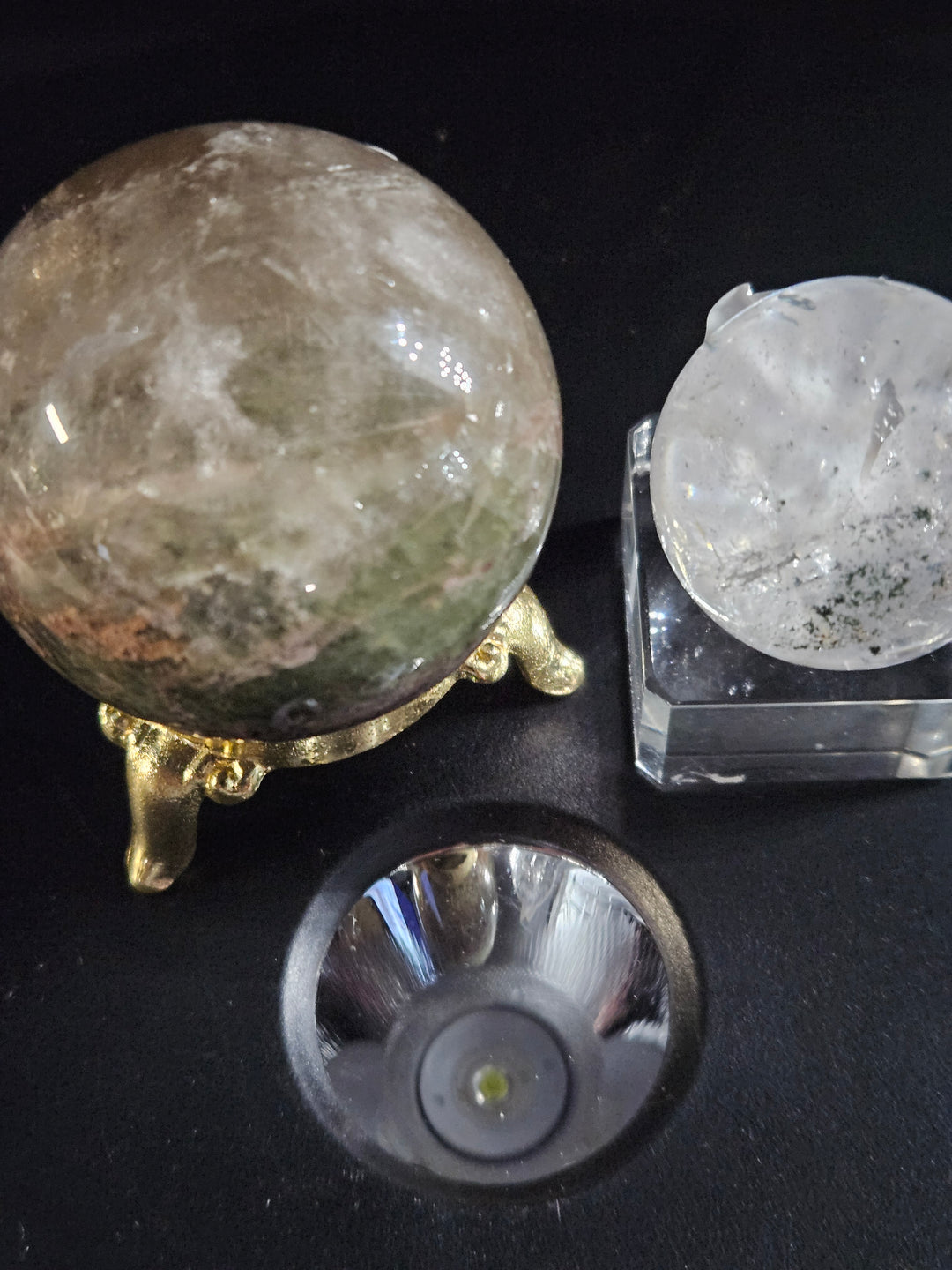 Garden Quartz Sphere – 30 mm or 45 mm Included Quartz