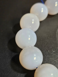 Blue Chalcedony Beaded Bracelet