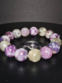 Lepidolite Beaded Bracelet