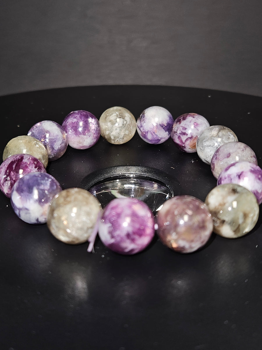 Lepidolite Beaded Bracelet