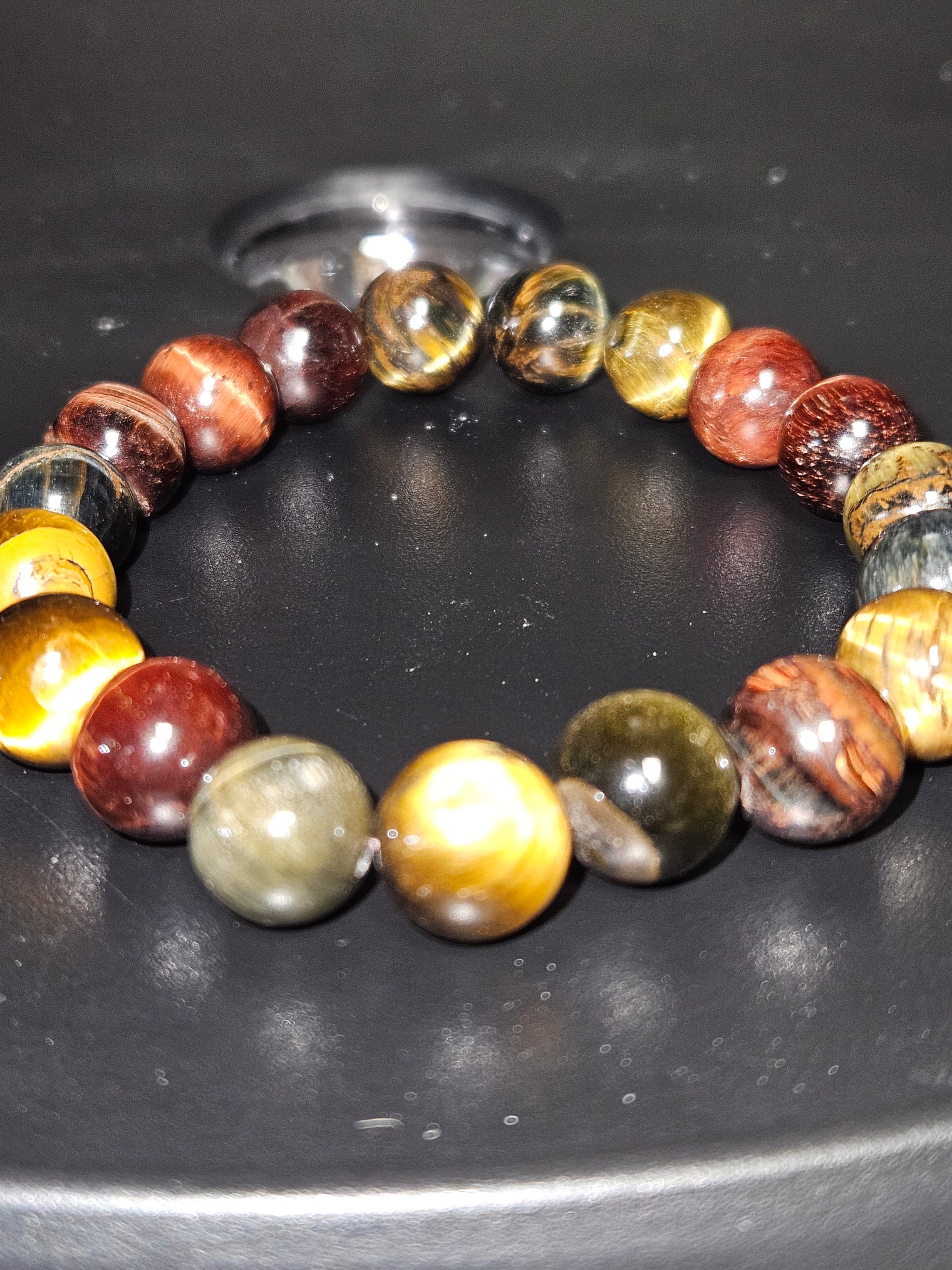 Mixed Tiger Eye Beaded Bracelet