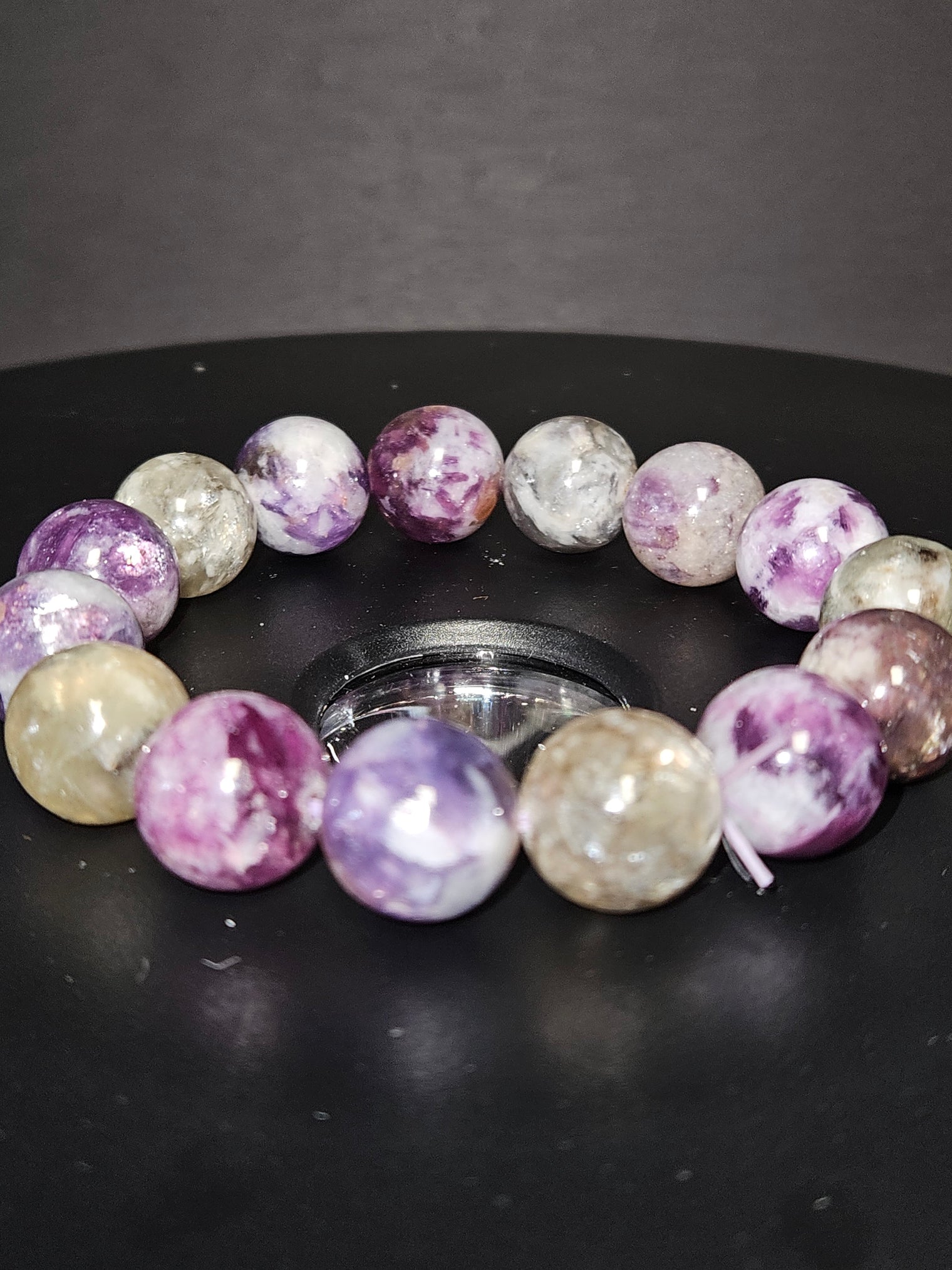 Lepidolite Beaded Bracelet