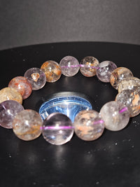 Purple Garden Quartz Beaded Bracele