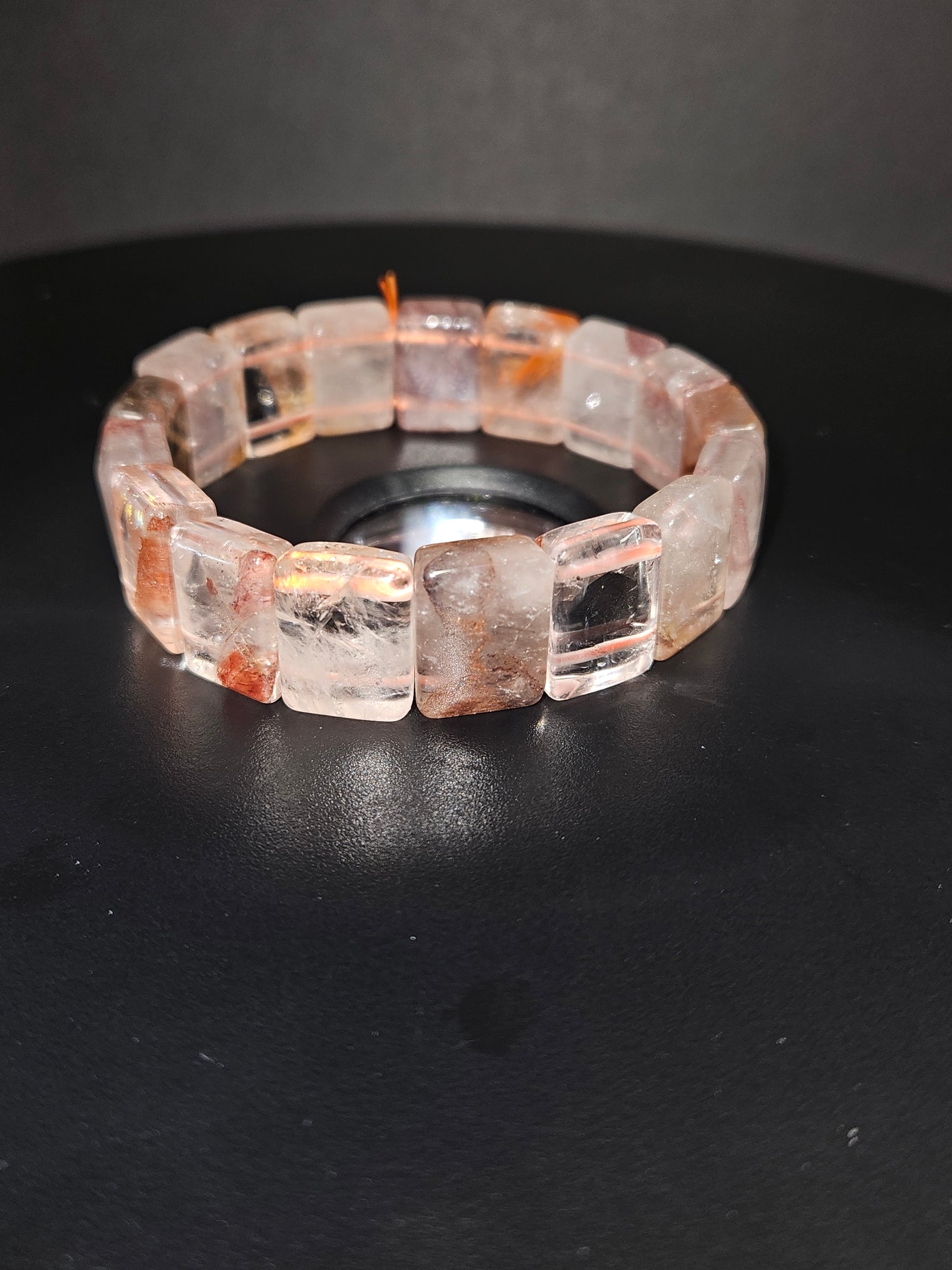 Fire Quartz Bangle Bracelet