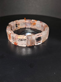 Fire Quartz Bangle Bracelet