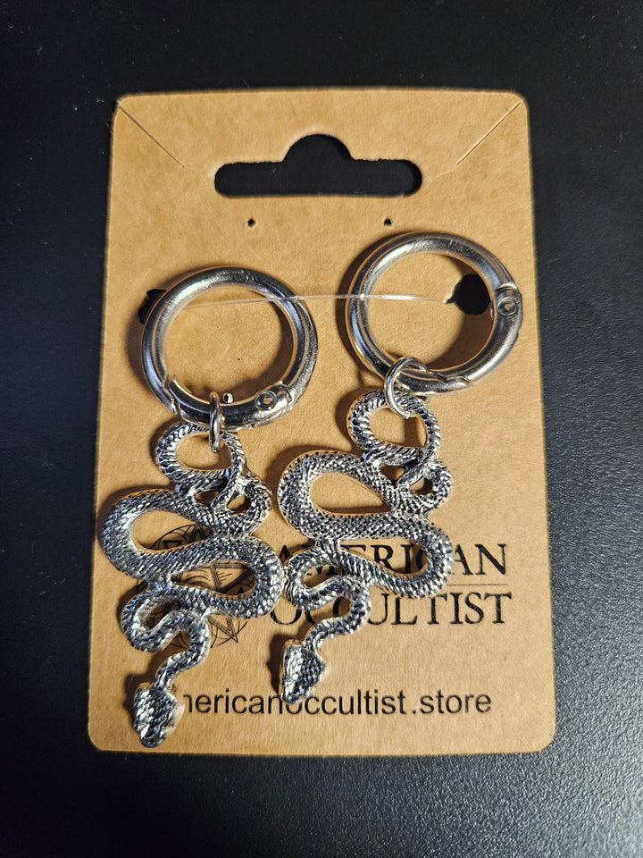 Silver Serpent Boot Charm